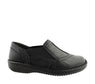 761-27-Top Selling wide fitting Crinkle leather shoe with elastic gussets