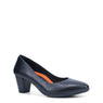 THE POINT-Everyday black court shoe